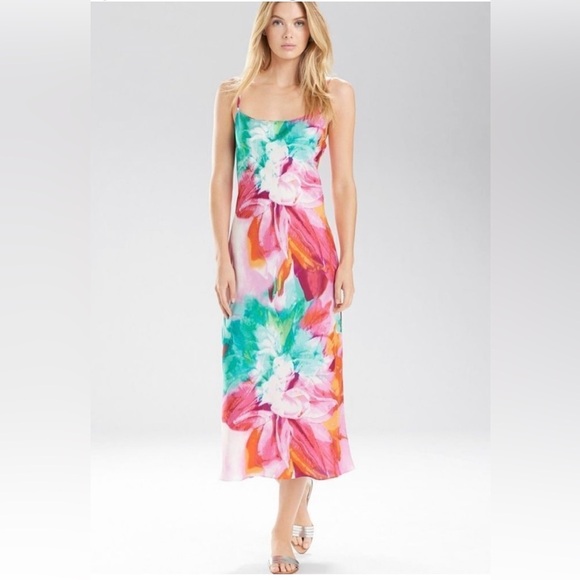 Natori Multicolor Floral Dress - Picture 3 of 12